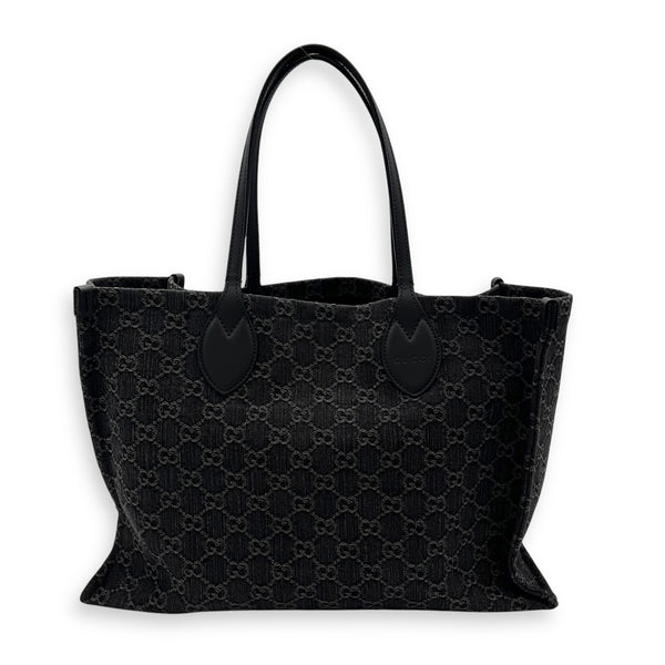 Gucci Ophidia Large Grey Tote Bag in Denim_2