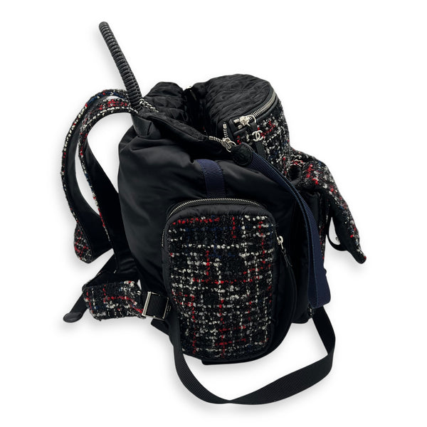 Chanel Astronaut  Backpack Multi-colour in Tweed, Silver hardware_2