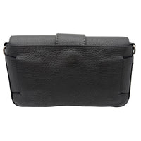 Fendi Baguette Crossbody Bag Small Grey in Calfskin, Silver hardware_2