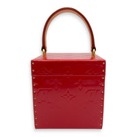 Louis Vuitton Bleecker Top Handle Bag Red in Vernis, Gold hardware_4