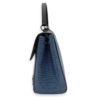 Louis Vuitton Cluny MM Blue Top Handle Bag in Epi Leather, Silver hardware_7