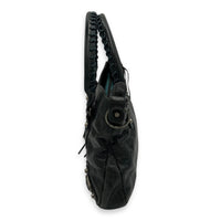 Balenciaga First Green Top Handle Bag in Calfskin, Silver hardware_3