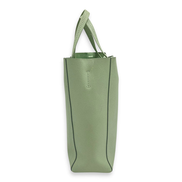 Celine 2 way bag Tote Bag Green in Calfskin, Gold hardware_6