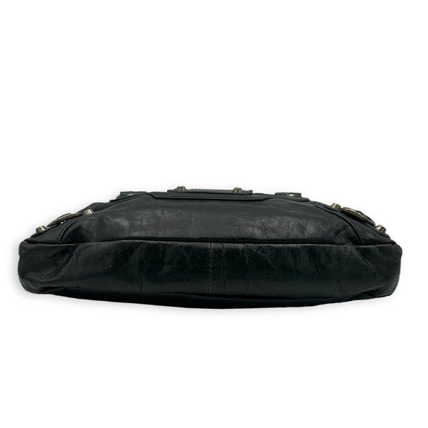 Balenciaga First Green Top Handle Bag in Calfskin, Silver hardware_5