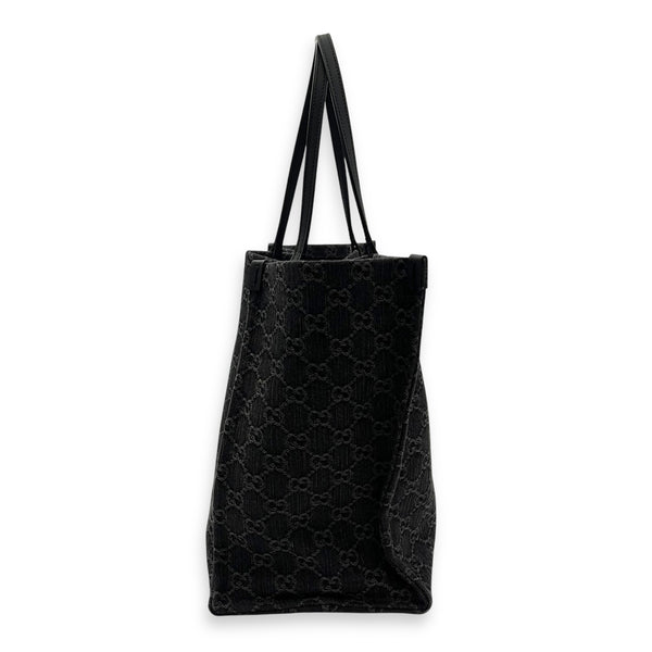 Gucci Ophidia Large Grey Tote Bag in Denim_4