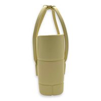 Bottega Veneta Arco Top Handle Bag Yellow in Rubber_4