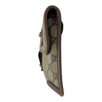 Gucci Ophidia Belt Bag Grey in Coated Canvas, Gold hardware_4
