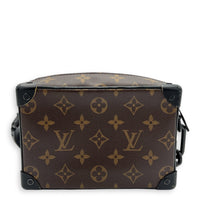 Louis Vuitton Soft Trunk Shoulder Bag Brown in Monogram Coated Canvas, Black hardware_1