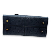 Sully PM Black Top Handle Bag in Monogram Empreinte Leather, Gold hardware