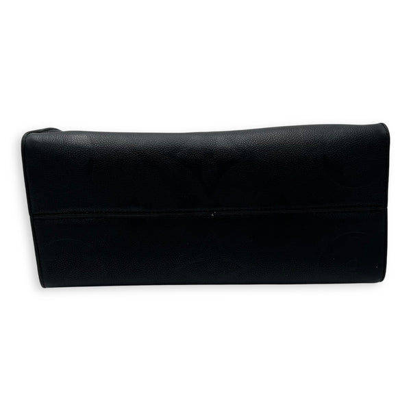 Louis Vuitton OnTheGo Top Handle Bag Black in Empreinte Leather, Gold hardware_5
