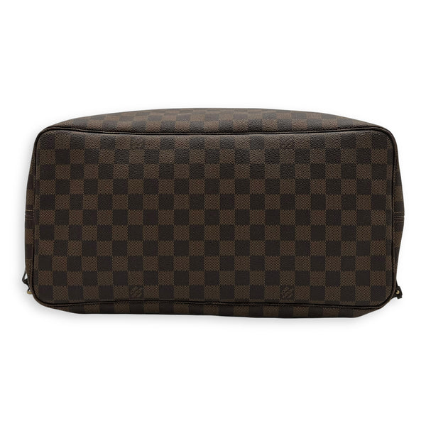 Louis Vuitton Neverfull Tote Bag GM Brown in Coated Canvas, Gold hardware_5