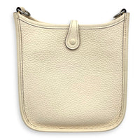 Hermès Evelyne TPM Nata Crossbody Bag in Clemence, Palladium hardware_2