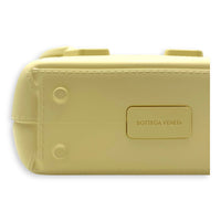 Bottega Veneta Arco Top Handle Bag Yellow in Rubber_6