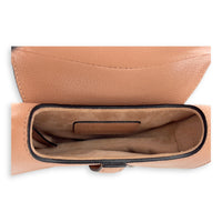 Christian Dior Saddle Top Handle Bag Micro Beige in Calfskin, Gold hardware_4