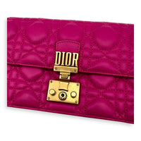 Dior DiorAddict Shoulder Bag Pink in Lambskin, Gold hardware_6