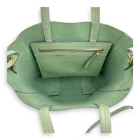 Celine 2 way bag Tote Bag Green in Calfskin, Gold hardware_3