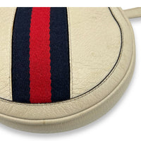 Gucci Ophidia Round Crossbody Bag White in Calfskin, Gold hardware_7