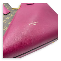 Louis Vuitton Kimono Top Handle Bag MM Brown in Monogram Coated Canvas, Gold hardware_7