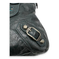 Balenciaga First Green Top Handle Bag in Calfskin, Silver hardware_8