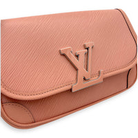 Louis Vuitton Buci Shoulder Bag Pink in Epi Leather, Silver hardware_7