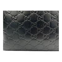 Gucci Guccissima Crossbody Bag Black in Calfskin, Silver hardware_8