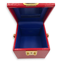 Louis Vuitton Bleecker Top Handle Bag Red in Vernis, Gold hardware_5
