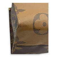 Louis Vuitton OnTheGo Tote Bag GM Brown in Monogram Coated Canvas, Gold hardware_4