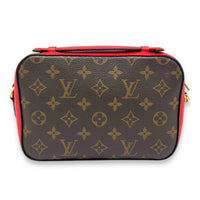 Louis Vuitton Saintonge Crossbody Bag Brown in Monogram Coated Canvas, Gold hardware_2
