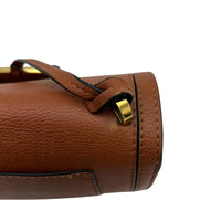 Loewe Barcelona Crossbody Bag Brown in Calfskin, Gold hardware_8