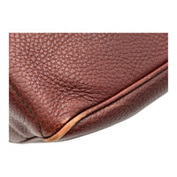 Celine Boogie Top Handle Bag Brown in Calfskin, Silver hardware_8
