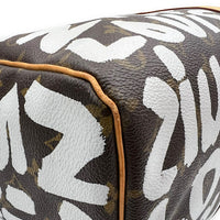 Louis Vuitton Stephen Sprouse Keepall 50 Brown Duffle Bag in Coated Canvas, Gold hardware_8
