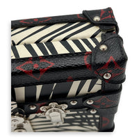 Louis Vuitton Trunk Shoulder Bag Palm Nour Cruise in Monogram Coated Canvas, Silver hardware_3