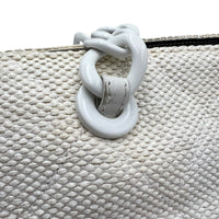Chanel Vintage Shoulder Bag White in Canvas, Resin hardware_10
