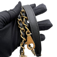 Chanel Coco Medium Black Top handle Bag in Caviar Leather, Gold hardware_10
