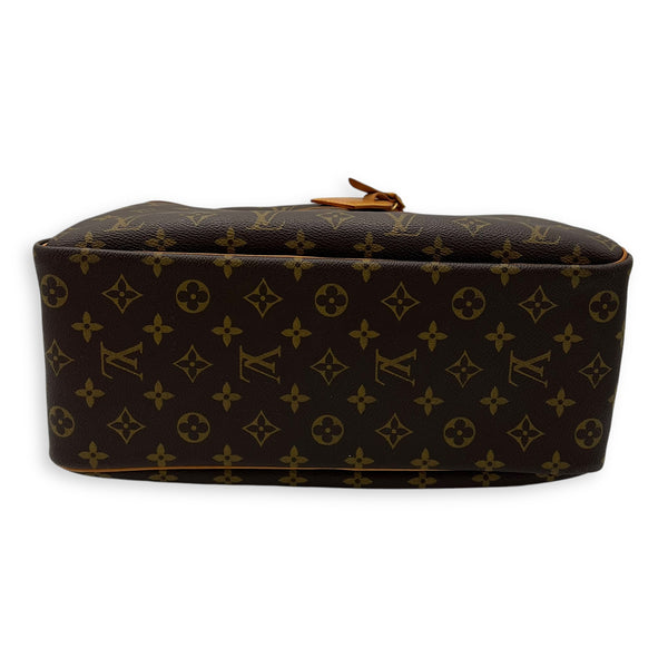 Louis Vuitton Deauville  Brown Top handle Bag in Monogram Coated Canvas, Gold hardware_5