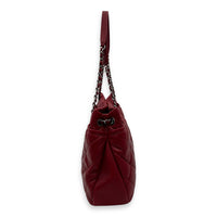 Chanel CC Shoulder Bag Red in Caviar Leather, Silver hardware_3