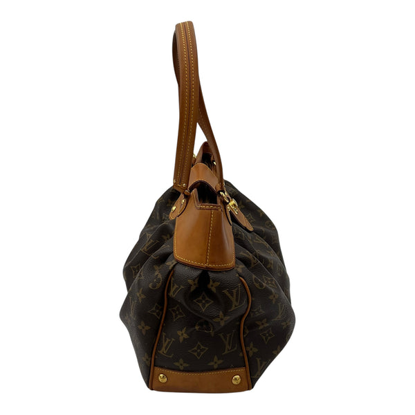 Louis Vuitton Boetie Shoulder Bag in Monogram Coated Canvas   Gold hardware_3