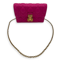 Dior DiorAddict Shoulder Bag Pink in Lambskin, Gold hardware_2