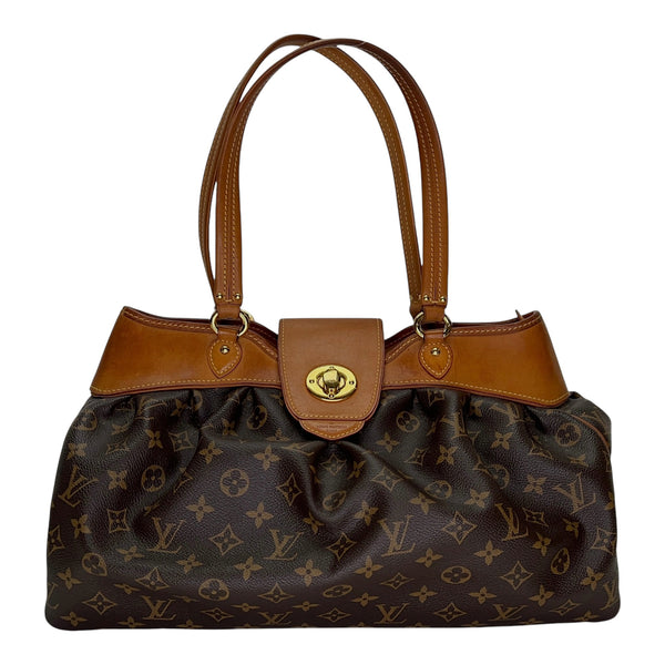 Louis Vuitton Boetie Shoulder Bag in Monogram Coated Canvas   Gold hardware_1