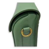 Christian Dior Bobby Crossbody Bag Green in Calfskin, Gold hardware_12