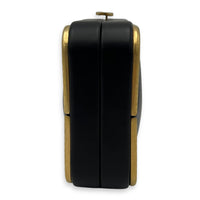Chanel METAL Crossbody Bag Black in Lambskin, Gold hardware_4
