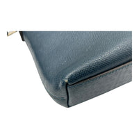 Louis Vuitton Grigori Messenger PM Blue in Taiga Leather, Silver hardware_8