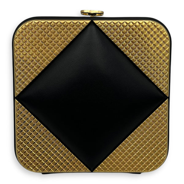 Chanel METAL Crossbody Bag Black in Lambskin, Gold hardware_2