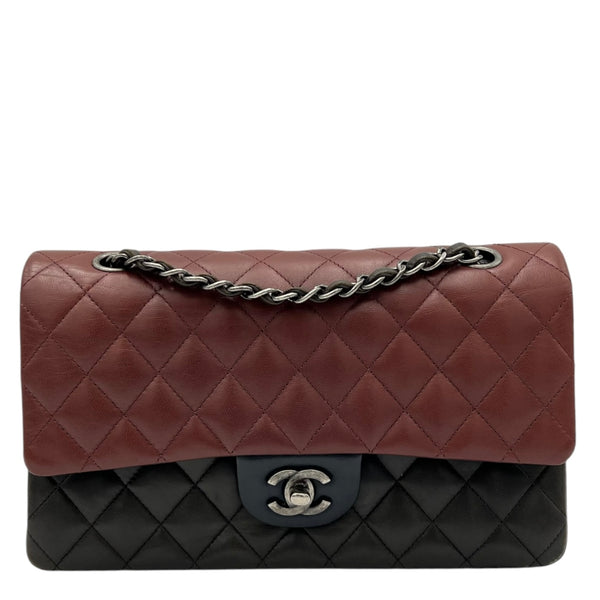Chanel Classic Shoulder Bag Medium Multi-colour in Lambskin, Ruthenium hardware_1