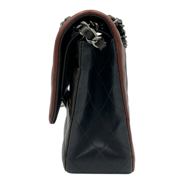 Chanel Classic Shoulder Bag Medium Multi-colour in Lambskin, Ruthenium hardware_4