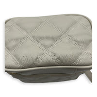 Saint Laurent Quilted 80's  Vanity Bag White in Calfskin, Gold hardware_11