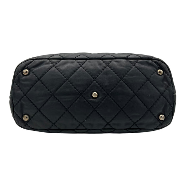 Chanel Wild stitch  Tote Bag Blue in Linen, Silver hardware_5