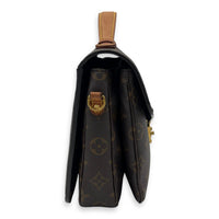 Louis Vuitton Metis Brown Crossbody Bag in Monogram Coated Canvas, Gold hardware_3