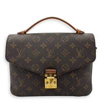 Louis Vuitton Metis Brown Crossbody Bag in Monogram Coated Canvas, Gold hardware_1