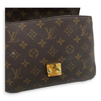 Louis Vuitton Metis Brown Crossbody Bag in Monogram Coated Canvas, Gold hardware_7